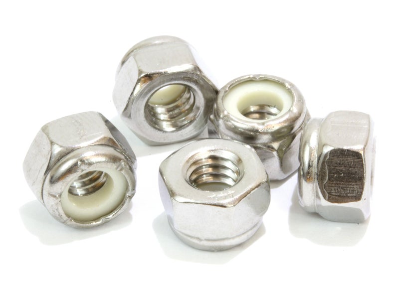 Bolt Dropper 1/4"-20 Nylon Insert Lock Nut (100 Pieces) Stainless Steel Finish Hex Lock Nuts, 304 (18-8) Stainless Plain Finish Corrosion Resistant Commercial Grade by Bolt Dropper - Image 5
